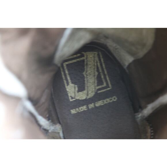 Joe Boots by Arles Mens 8 Multicolor Leather Ostrich Print Western JB901 Cowboy - Picture 6 of 11